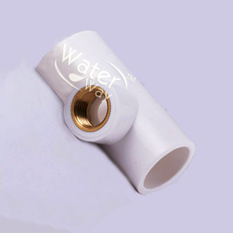 UPVC Reducer Brass Tee - UPVC Pipe Fitting Tee